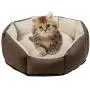 CHEWIE Pet Beds for Cats and Small Dogs, Round Pet Beds for Indoor Cats Or Small Dogs, Non-Slip,Bite Resistanc, Durable, Comfortable and Washable