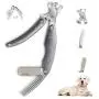 Dog Claw Clippers Pets Nail Scissors and Trimmer Foldable Painless Paws Grooming & Smoothing Tools Safety Guard to Avoid Over-Cutting Nails & Nail File & Hair Removal Brush for Small Large Animals Dog Claw Clippers Pets Nail Scissors and Trimmer Foldable Painless Paws Grooming & Smoothing Tools Safety Guard to Avoid Over-Cutting Nails & Nail File & Hair Removal Brush for Small Large Animals