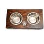 Rottweiler, a Dogs Bowl with a Relief from ArtDog