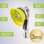 Wondurdog Deluxe Dog Wash Kit for Shower with Slash Guard Handle, Rubber Grooming Teeth, and Water Pressure Control Valve. Indoor and Indoor/Outdoor Versions Available