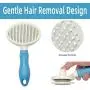 Cat Hair Brush Pet Grooming Brush, Dog Shedding Brush for Short Hair Dogs, Self Cleaning Slicker Brush Tool for Pet, Removes Tangles, Loose Hair Cat Hair Brush Pet Grooming Brush, Dog Shedding Brush for Short Hair Dogs, Self Cleaning Slicker Brush Tool for Pet, Removes Tangles, Loose Hair