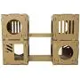 Midlee Cardboard Cat Climbing House Furniture- 2 Tower w/Scratching Pads Midlee Cardboard Cat Climbing House Furniture- 2 Tower w/Scratching Pads