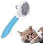 Cat Hair Brush Pet Grooming Brush, Dog Shedding Brush for Short Hair Dogs, Self Cleaning Slicker Brush Tool for Pet, Removes Tangles, Loose Hair