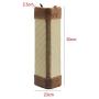 Chaotai Cat Scratch Board Pet Supplies Wear Resistant Toy Protective Post Pad Corner Wall Hanging Funny Kitten Non-Toxic Durable Mat Sisal pe(Khaki)