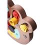 Wooden Interactive Puppy Dog Cat Feeder, Slow Food Treat Dispenser, Pet Mental Stimulation Shuffle Puzzle Toys Smart Games (Size A: 9.25''(L) 8.3''(W) 1''(H)) Wooden Interactive Puppy Dog Cat Feeder, Slow Food Treat Dispenser, Pet Mental Stimulation Shuffle Puzzle Toys Smart Games (Size A: 9.25''(L) 8.3''(W) 1''(H))