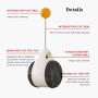 Genera Cat Toys Chaser for Indoor Cats,Interactive cat Toy with Ball, Smart Pet Toy for Indoor Cat, 360-Degree Automatic Rolling Ball with Catnip Smell,No Need for Electric Drive
