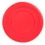 1 Pack Durable Rubber Dog Frisbee, 100% Soft Natural Non-Toxic Tough Rubber Training Frisbee, Strong Clean Chew Toy(Red/Blue,17.5cm) 1 Pack Durable Rubber Dog Frisbee, 100% Soft Natural Non-Toxic Tough Rubber Training Frisbee, Strong Clean Chew Toy(Red/Blue,17.5cm)
