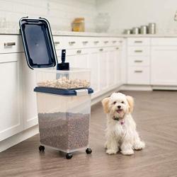 IRIS USA 3 Piece Airtight Pet Food Storage Container Combo