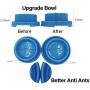 PetLike Dog Bowls Pet Food Bowls, No Spill Cat Food Bowl Water Food Feeder Pet Dishes for Cat Puppies Small Dogs