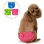 SunGrow Thick Washable Dog Diapers, Fits 9-15 Inches Waist, Red, Green and Blue Color, Reusable, Soft Fabric Dry Easily, Elastic Waist, Easy to Use Touch Fastener, 3 Pieces SunGrow Thick Washable Dog Diapers, Fits 9-15 Inches Waist, Red, Green and Blue Color, Reusable, Soft Fabric Dry Easily, Elastic Waist, Easy to Use Touch Fastener, 3 Pieces