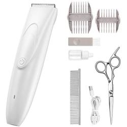 PARMPH Dog Clippers for Grooming, Professional Pet Dog Hair Clipper Cordless Rechargeable Electric Grooming Clippers for Large Small Dogs Cats