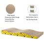SIKAMARU 2pack Wavy Cardboards Cat Scratching Boards with Free Catnip,Durable Cat Scratching Pad,Made of Corrugated Paper