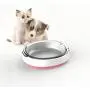 YOYOPET Glass Cat Food Bowl Stress Free Dog Bowl Non Slip Raised Bowls Tilted Elevated Cat Bowl, Wide Cat Dish, Protect Cats Spine, Relieves Whisker Fatigue, Dishwasher Safe YOYOPET Glass Cat Food Bowl Stress Free Dog Bowl Non Slip Raised Bowls Tilted Elevated Cat Bowl, Wide Cat Dish, Protect Cats Spine, Relieves Whisker Fatigue, Dishwasher Safe