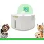 PUDAAM Pet Water Fountain, 1.9L Capacity LED Light and Water Shortage Alarm, Automatic Pet Water Fountain, Anti Overturning Design Water Fountain for Cats and Dogs, White