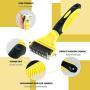 ARELLA Dog Dematting Tool 2 Sided Undercoat Rake for Dogs & Cats with Long Curly Silky Coats Gently Removing Mats Knots Tangles PDC01Y