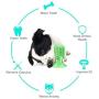 YYLI Dog Toothbrush, Upgraded Natural Rubber Dog Brushing Stick Soft Puppy Chew Toy,Dental Care Cleaning Stick for Medium Large Dog Pets