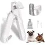 LByzHan Dog Cat Nail Clippers Toenail Clippers with Ultra Bright LED Light and Safety Lock, Pet Nail Trimmers with Nails Collector, Foldable Nail File, Suitable for Small Medium and Large Breeds LByzHan Dog Cat Nail Clippers Toenail Clippers with Ultra Bright LED Light and Safety Lock, Pet Nail Trimmers with Nails Collector, Foldable Nail File, Suitable for Small Medium and Large Breeds