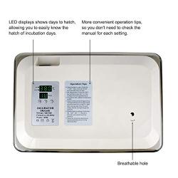 GOOD MOTHER Egg Incubator LED displays Shows Days - 24-30 Eggs Incubators for Hatching Chickens Eggs