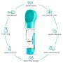 Rolife Portable Dog Water Bottle，3 in 1 Pet Travel Bottle with Food Container, Shovel, and Trash Bag Holder