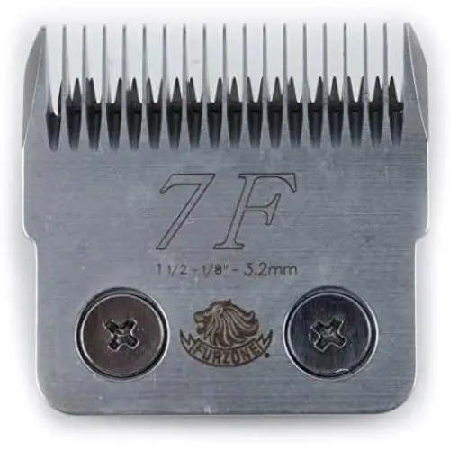 Furzone Detachable Pet Clipper Blade - Made of Extra Durable Japanese Steel, Compatible only with D Series Flash Clippers, Size 7F-3.2mm Furzone Detachable Pet Clipper Blade - Made of Extra Durable Japanese Steel, Compatible only with D Series Flash Clippers, Size 7F-3.2mm