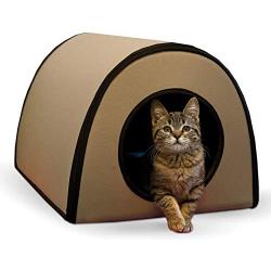 K&H Pet Products Mod Thermo-Kitty Heated Shelter Great for Outdoor Cats