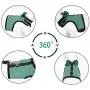WONDERPUP Escape Proof Plaid Cat Puppy Harness and Leash Collar Set Adjustable Vest for Small Dogs WONDERPUP Escape Proof Plaid Cat Puppy Harness and Leash Collar Set Adjustable Vest for Small Dogs