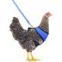 YUEPET Adjustable Chicken Harness with Leash Elastic Comfortable Breathable Pet Harness for Duck Goose Hen Traning Walking,Small