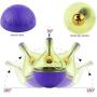 Q Pet House Cat Toys -Interactive Food Dispenser Treat Ball Shape Slow Feeder for cat and Dog: Tumbler Roly-Poly Pet IQ Training Toy for Kitten and Puppy