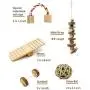LISSION Hamster Chew Toys Hamster Toys for Cage Natural Wooden Pine Toys Accessories Teeth Care Molar Toy for Guinea Pigs Rats Chinchillas Rabbits Gerbils Small Animals LISSION Hamster Chew Toys Hamster Toys for Cage Natural Wooden Pine Toys Accessories Teeth Care Molar Toy for Guinea Pigs Rats Chinchillas Rabbits Gerbils Small Animals
