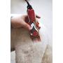 Wahl Professional Animal Deluxe U-Clip Pet, Dog, & Cat Clipper & Grooming Kit (#9484-300), Red and Chrome