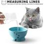 Y YHY Elevated Dog Bowls, Cermaic Dog Cat Bowls for Food and Water, Elevated Bowls for Medium Dogs and Cat, Prevent Neck Pain, Anti Slip Feet