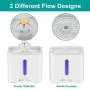 HYDGOOHO Cat Water Dispenser 2.4L Drinking Fountains Super Quiet Flower Automatic Electric Water Bowl with 5 Replacement Filters for Dogs, Cats, Birds and Small Animals HYDGOOHO Cat Water Dispenser 2.4L Drinking Fountains Super Quiet Flower Automatic Electric Water Bowl with 5 Replacement Filters for Dogs, Cats, Birds and Small Animals
