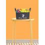 Geyecete Dog Apparel & Accessories/Dog Toys/Pet Supplies Storage Basket/Bin with PU Handles, Collapsible & Convenient Storage Solution for Office, Bedroom, Closet, Toys, Laundry(Dark Grey)