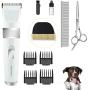 IAIPET Dog Clippers Pet Grooming Kit Quiet Cordless Dog Grooming Clippers Rechargeable with 2-Speed Low Noise Heavy Duty Hair Clippers Set for Dogs Cats with Spare Clipper Blade