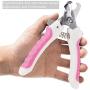 SunteeLong Pets Nail Clippers Cat Dog Nail Trimmers with Safety Guards to Avoid Over Cutting,Free Nail File,Sharp Blade with Lock Switch,Professional Pet Grooming Tool for Animals Large Small Dogs