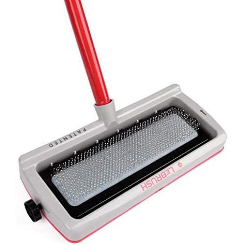 LeBrush 2.0 Universal Pet Dog Cat Hair Remover Brush Broom Tool, Multi-Functional Carpet & Fabric Cleaning Broom Brush Tool for Picking up Cat, Dog, Pet Hair Fur with Vacuum Cleaner Adapter