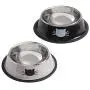 Stainless Steel Cat/Dog Bowls with Rubber Base Non-Slip Puppy Dish,Pets Feeder Bowl and Water Bowl Perfect Choice Stainless Steel Cat/Dog Bowls with Rubber Base Non-Slip Puppy Dish,Pets Feeder Bowl and Water Bowl Perfect Choice