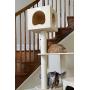 Armarkat Premium Pinus Sylvestris Wood Cat Tree Condo Scratching Post Kitty Furniture Tall Sturdy Light Wood and Sisal Rope, Pine, 36 in (S8502)