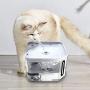 Unicam Pet Water Fountain for Cats and Dogs, Automatic Cat Water Fountain with Replaceable Filter, USB Interface Dog Water Fountain, 2.5L/84oz,3L/106oz.