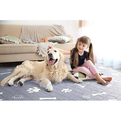 Washable Dog Pee Pad Extra Large Dog Pee Pad by KLEBOX Reusable