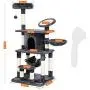 FEANDREA Cat Tree Multi-Level Cat Play House Sisal Scratching Pad and Posts PCT25G FEANDREA Cat Tree Multi-Level Cat Play House Sisal Scratching Pad and Posts PCT25G