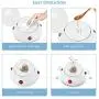 Peffiti Dog/Cat Interactive Toy Food Dispensing Toy, Feeding Toy, Puzzle Toys for IQ Training, Smart Toy, Sensing Moving, Auto Off, Food Grade Material & Easy to Clean Peffiti Dog/Cat Interactive Toy Food Dispensing Toy, Feeding Toy, Puzzle Toys for IQ Training, Smart Toy, Sensing Moving, Auto Off, Food Grade Material & Easy to Clean