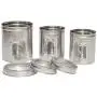 Iconic Pet Different Sizes of Canister with See Through Lids (Set of 3), Model Number: 51662 Iconic Pet Different Sizes of Canister with See Through Lids (Set of 3), Model Number: 51662