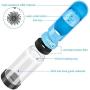 TSYMO Dog Water Bottle - Leak Proof Portable Puppy Water Dispenser with Activated Carbon Filter & Foldable Drinking Feeder for Pets Outdoor Walking, Hiking, Travel, BPA Free (10 Oz)