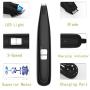 Dog Clippers with LED lights, Professional Dog Grooming Clippers, 2 Speeds USB Rechargeable, Low Noise Cordless Electric Dog Clippers for Small Dogs and Cats Around Face, Eyes, Ears, Rump, Paws