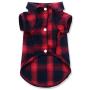 Koneseve Dog Shirt, Pet Plaid Polo Clothes Shirt Cat T-Shirt, Sweater Matching Breathable for Small Medium Large Dogs Cats Puppy Soft Adorable Casual Cozy Halloween Thanksgiving Christmas Costumes