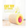 LucaSng Cat Scratching Post, Sisal Rope-Covered Cat Scratcher,Cat Posts with Fluff and Bell Ball Inside，Kitten Supplies for Cat Exercise,Cat Stuff for Indoor Cats,Cat Scratch Post