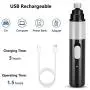 Intsun Professional Dog Nail Grinder, Electric Pet Nail Grinder Cat & Dog Nail Trimmer for Small, Medium and Large Claw Painless Care, Low Noise 2-Speed Control Intsun Professional Dog Nail Grinder, Electric Pet Nail Grinder Cat & Dog Nail Trimmer for Small, Medium and Large Claw Painless Care, Low Noise 2-Speed Control