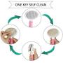 KIRTI Self Cleaning Slicker Brush for Dogs and Cats, Pet Grooming Hair Brush with Pin,Improve Blood Circulation and Massage