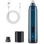 Orgerlike Dog Nail Grinder Upgrade Version，2-Speed Low Noise，USB Rechargeable Pet Nail Trimmer， paw Combing and Smoothing Gentle and Painless ，for Small and Medium Dogs and Cats，Navy Blue